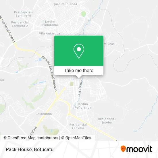 Pack House map