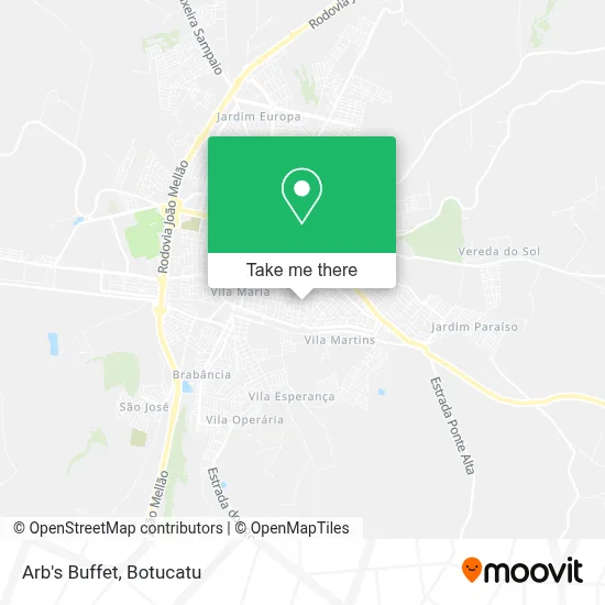 Arb's Buffet map