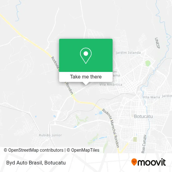 Byd Auto Brasil map
