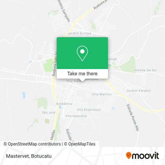 Mastervet map