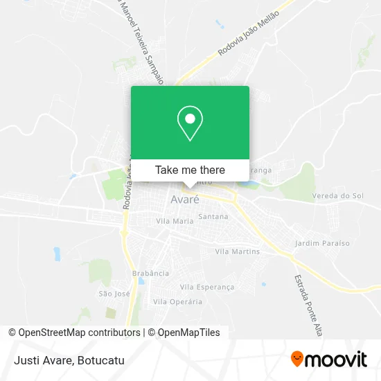 Justi Avare map