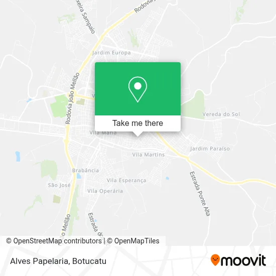 Alves Papelaria map