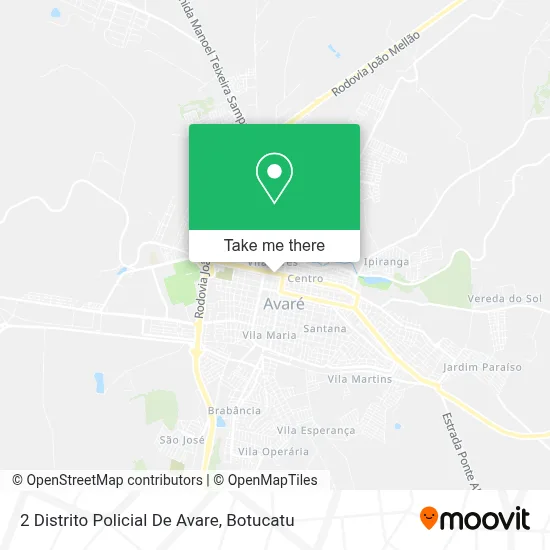 2 Distrito Policial De Avare map