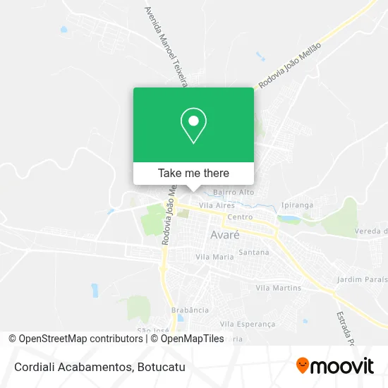 Cordiali Acabamentos map