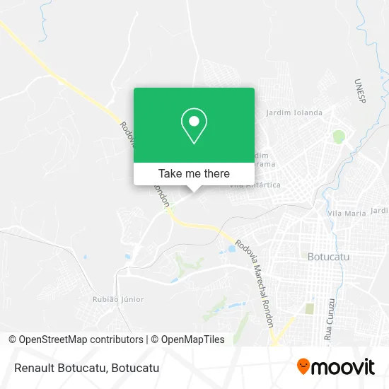 Renault Botucatu map