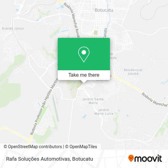 Rafa Soluções Automotivas map