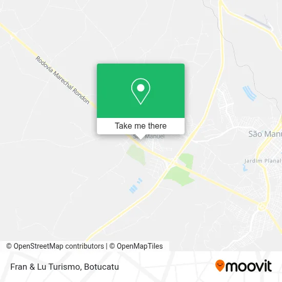 Fran & Lu Turismo map