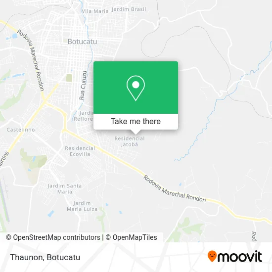 Thaunon map