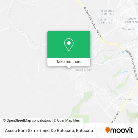 Assoc Bom Samaritano De Botucatu map