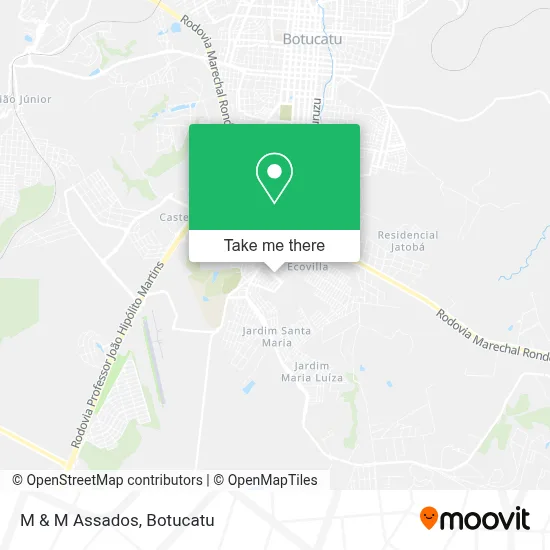 M & M Assados map