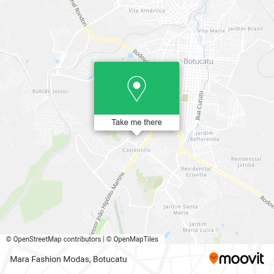 Mara Fashion Modas map