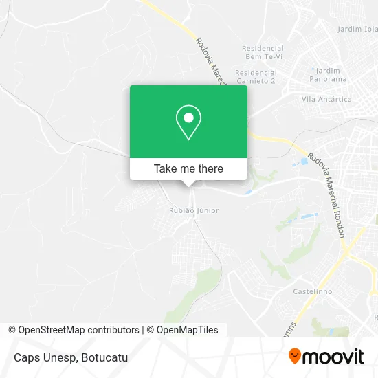 Caps Unesp map