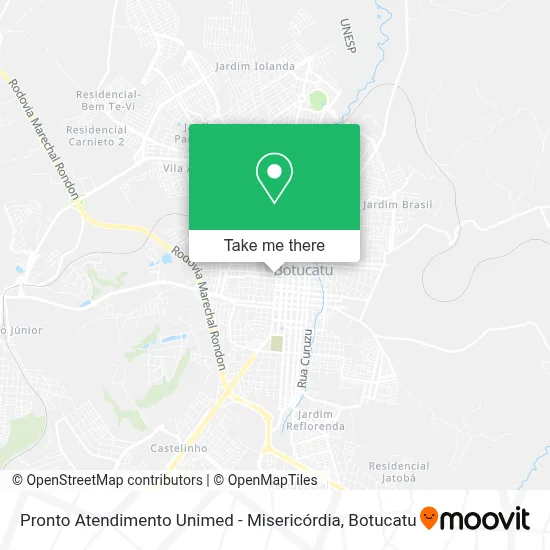 Pronto Atendimento Unimed - Misericórdia map