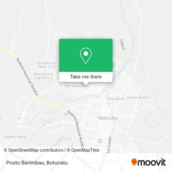 Posto Berimbau map