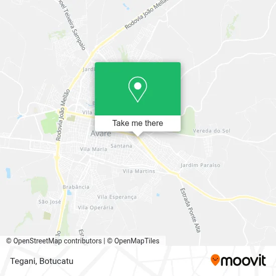 Tegani map