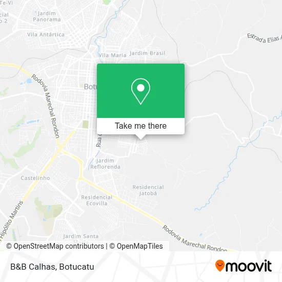 B&B Calhas map