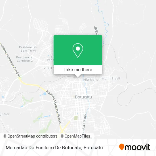 Mercadao Do Funileiro De Botucatu map