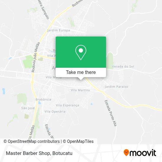 Master Barber Shop map