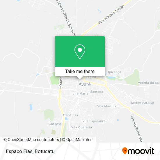 Espaco Elas map