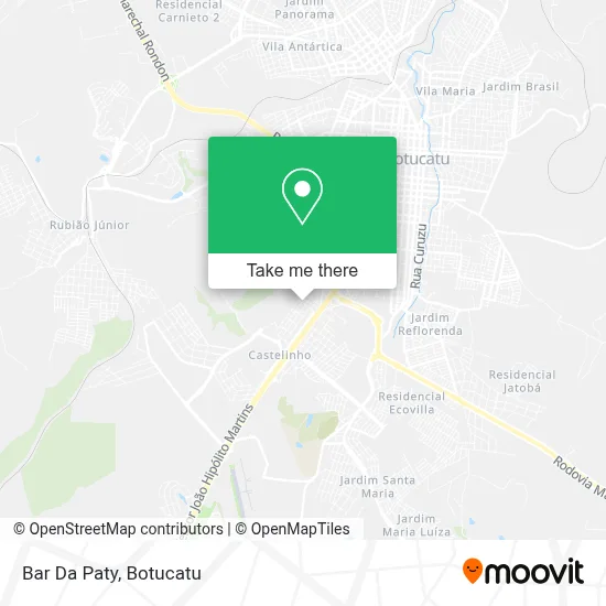 Bar Da Paty map