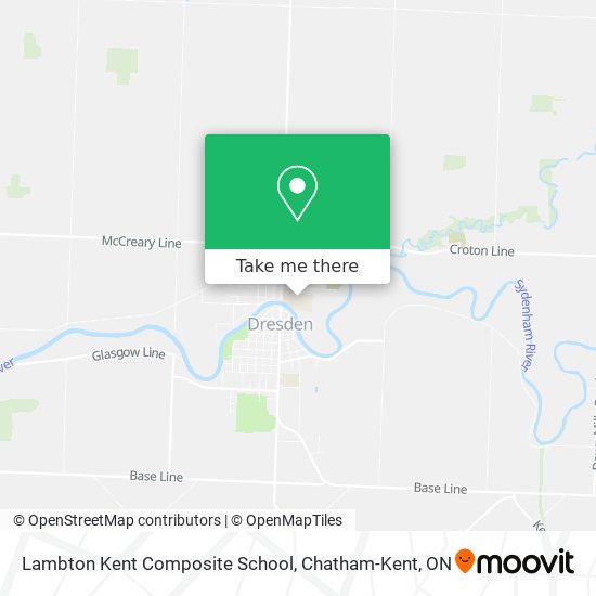 Lambton Kent Composite School map