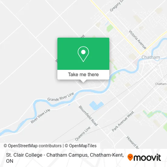 St. Clair College - Chatham Campus plan