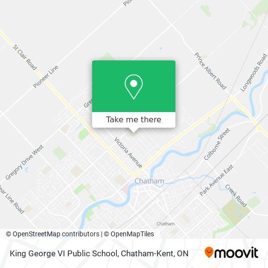 King George VI Public School map