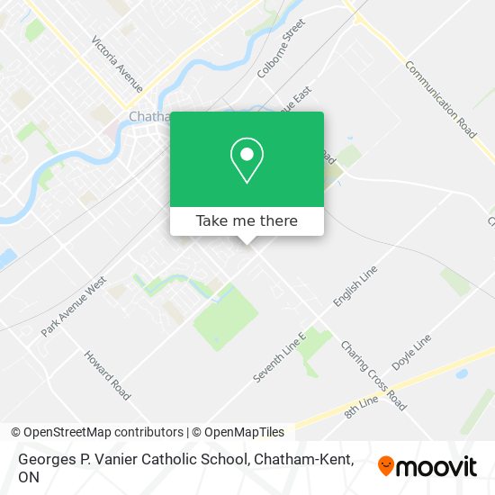 Georges P. Vanier Catholic School map