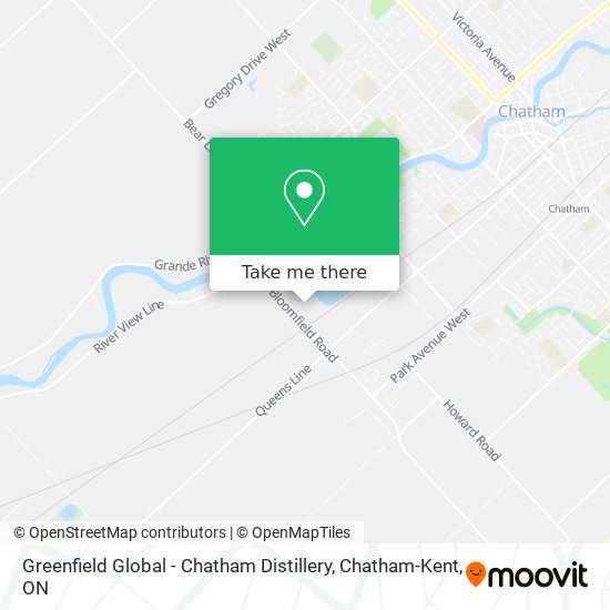 Greenfield Global - Chatham Distillery map