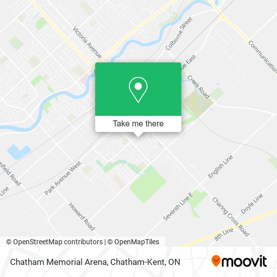 Chatham Memorial Arena map
