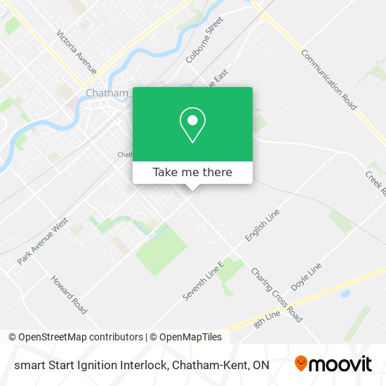 smart Start Ignition Interlock map