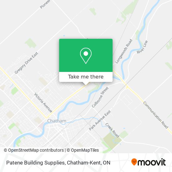 Patene Building Supplies map