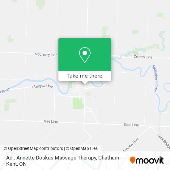 Ad : Annette Doskas Massage Therapy map