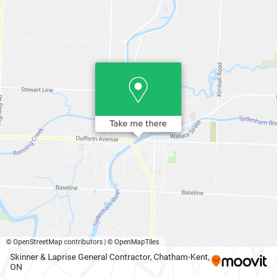 Skinner & Laprise General Contractor map