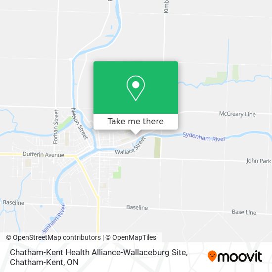 Chatham-Kent Health Alliance-Wallaceburg Site plan