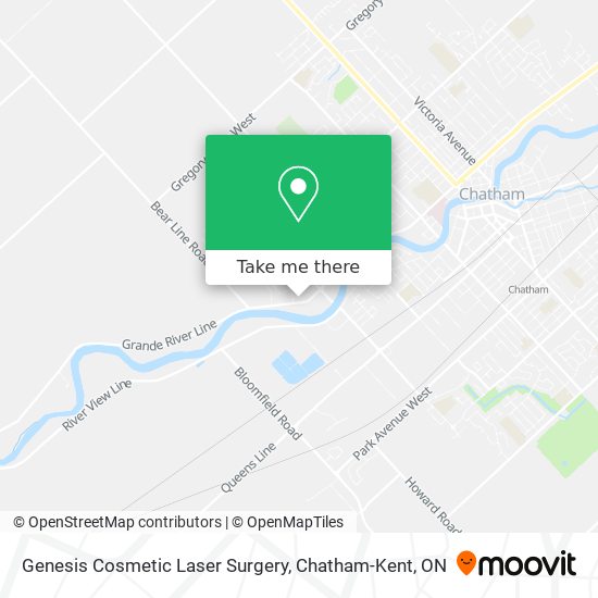 Genesis Cosmetic Laser Surgery map