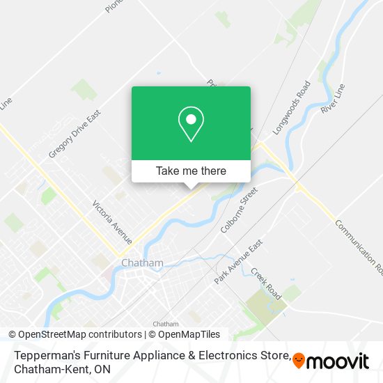 Tepperman's Furniture Appliance & Electronics Store map