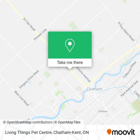 Living Things Pet Centre map