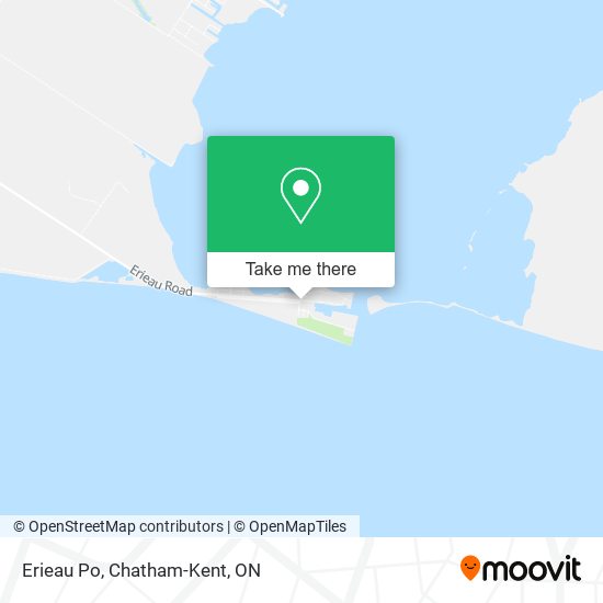 Erieau Po map