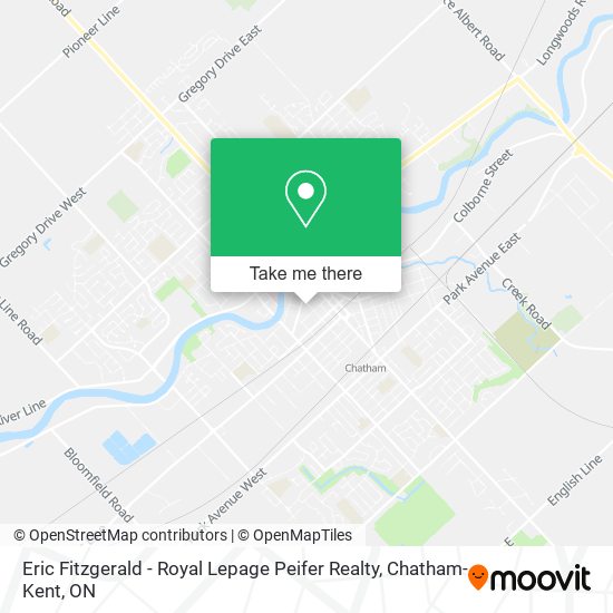 Eric Fitzgerald - Royal Lepage Peifer Realty map