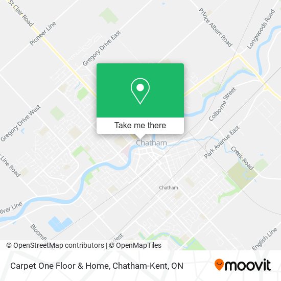 Carpet One Floor & Home map