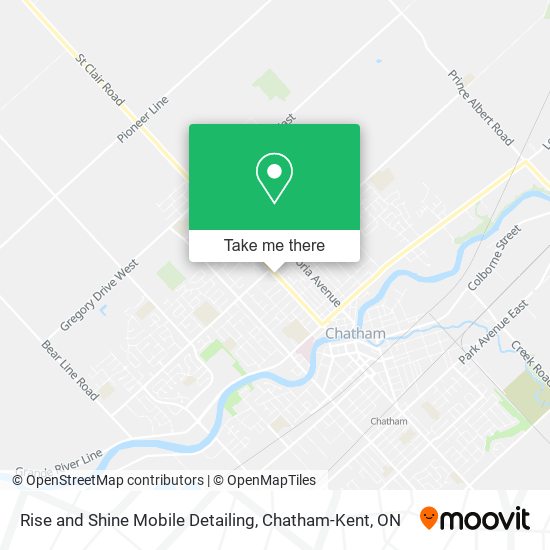Rise and Shine Mobile Detailing map