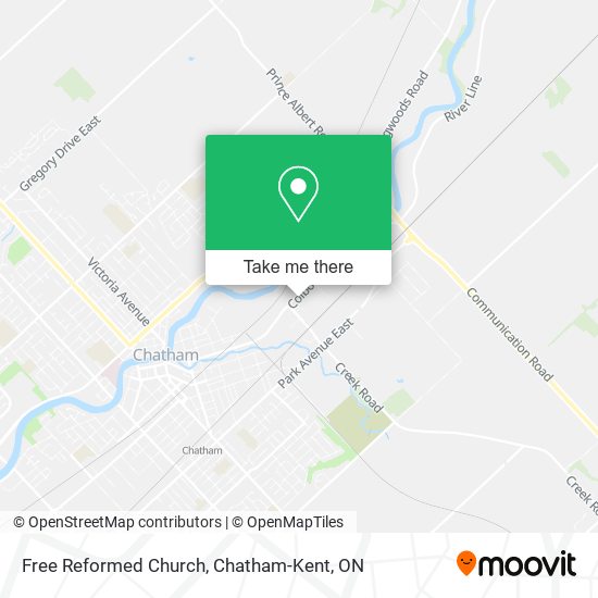 Free Reformed Church map