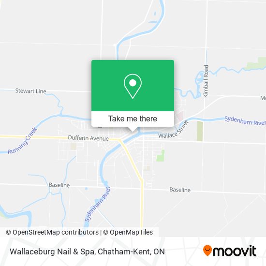 Wallaceburg Nail & Spa plan