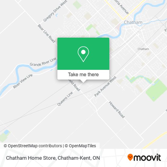 Chatham Home Store map