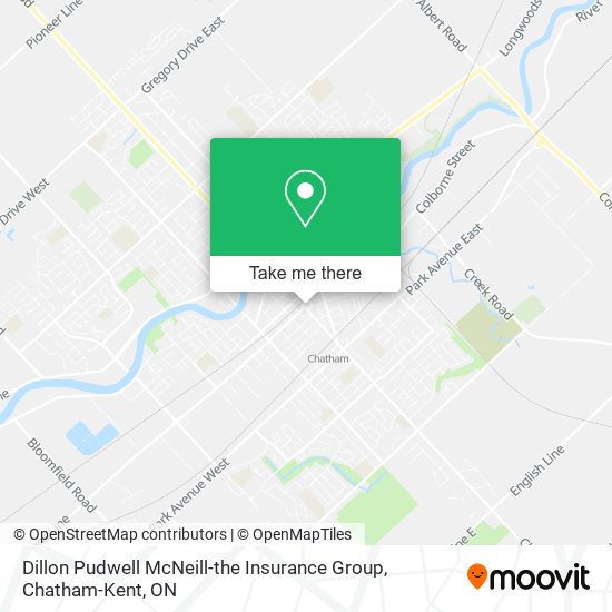 Dillon Pudwell McNeill-the Insurance Group map