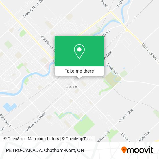 PETRO-CANADA map