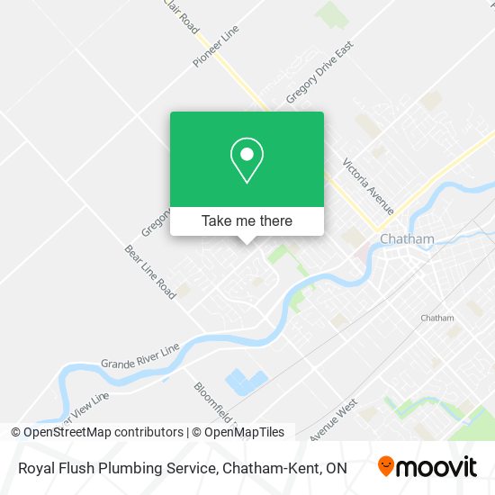 Royal Flush Plumbing Service map