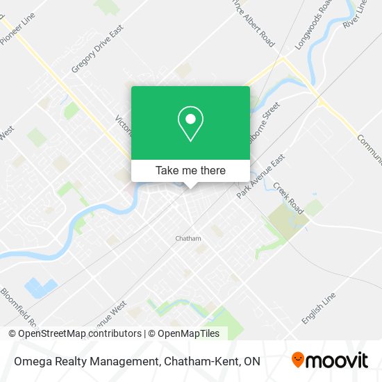 Omega Realty Management map