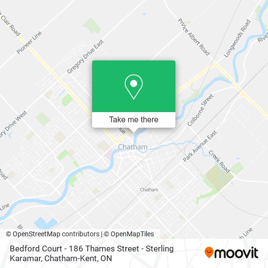 Bedford Court - 186 Thames Street - Sterling Karamar map